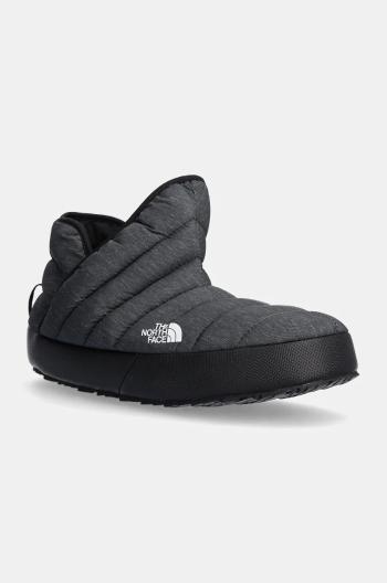 Pantofle The North Face Thermoball Traction Bootie šedá barva, NF0A3MKH4111