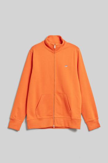 MIKINA GANT REG SHIELD FULL ZIP SWEAT PUMPKIN ORANGE