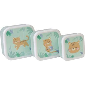 Saro Baby Snack Boxes svačinový box Hunter Mint 3 ks