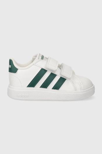 Dětské sneakers boty adidas GRAND COURT 2.0 CF bílá barva