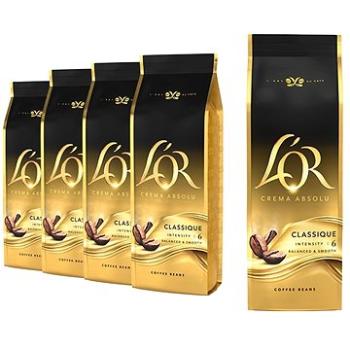 L'OR KARTON 4x Crema Absolut CLASSIQUE 500g zrnková káva (A000013863)