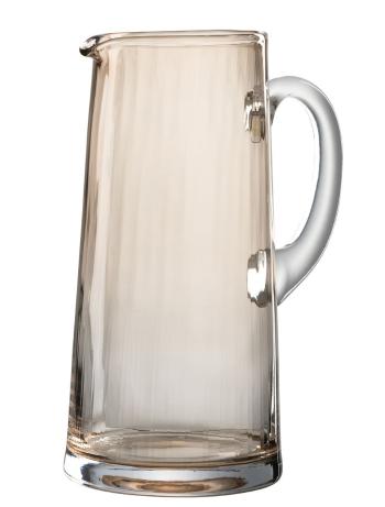 Jantarový skleněný džbán Caraffo - Ø 12*25cm / 1,5L 23359