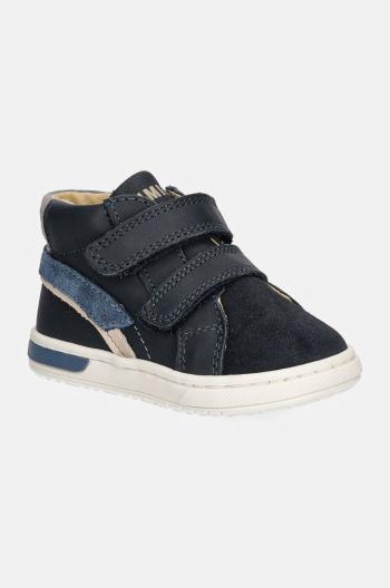 Dětské kožené sneakers boty Primigi tmavomodrá barva, PDU 69049