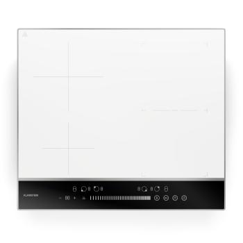 Klarstein Hybridní indukční varná deska DualTone, Flex Zone, LED displej, Posuvné ovládání, 7200 W