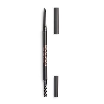 Revolution Precizní tužka na obočí s kartáčkem (Precise Brow Pencil) 0,05 g Dark Brown