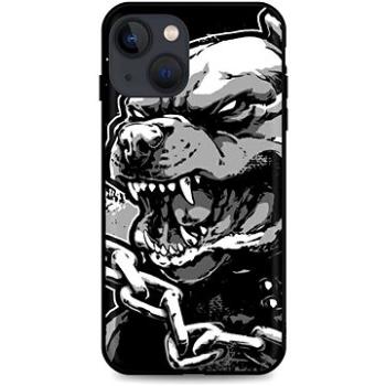 TopQ iPhone 13 mini silikon Agressive Pitbull 65392 (Sun-65392)