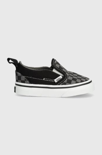 Dětské tenisky Vans TD Slip-On V černá barva