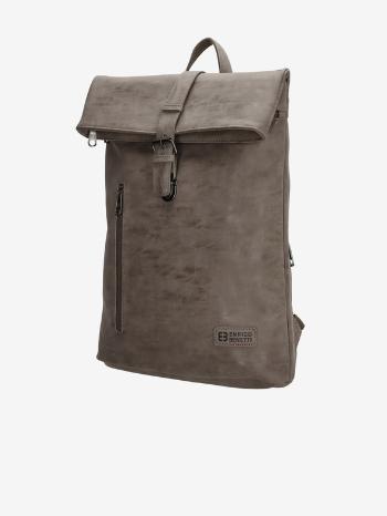 Enrico Benetti Rotterdam 15" Notebook 15 l Medium Taupe Batoh Šedá