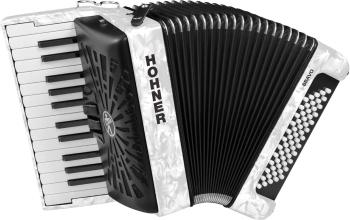 Hohner Bravo II 60 Klávesový akordeon White