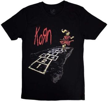 Korn Tričko Follow The Leader Hopscotch Unisex Black S