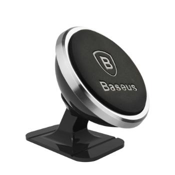 Baseus 360 magnetický držiak na mobil do auta, strieborný