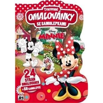 Tvarované omalovánky se samolepkami Minnie