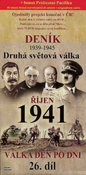 Deník 2. světové války (26. díl) - říjen 1941 (DVD) (papírový obal)