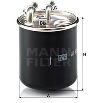 MANN-FILTER WK820/2x pro vozy MERCEDES-BENZ (WK820/2x)