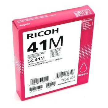 Ricoh GC41HM 405763 purpurová (magenta) originální gelová náplň