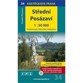 Střední Posázaví 1:50 000: turistická mapa (978-80-7393-010-3)