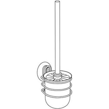 WENKO BEZ VRTÁNÍ StaticLoc OSIMO - WC štětka, kovově lesklá (z21569100)