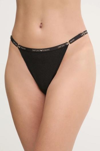 Tanga Emporio Armani Underwear černá barva, 164858 4F214