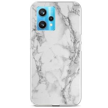 TopQ Kryt STYLE Realme 9 Pro+ silikon Mramor bílý 73196 (Sun-73196)