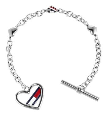 Tommy Hilfiger Ocelový náramek se srdíčkem Fine 2780111