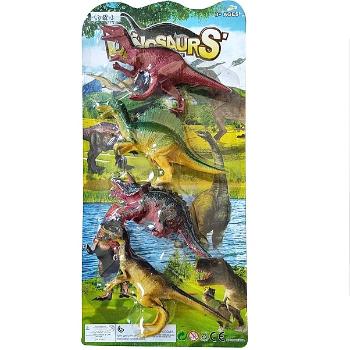 Sada štyroch dinosaurov