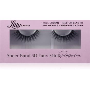 Lilly Lashes 3D Faux Mink umělé řasy typ Persuasive 1 pár