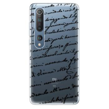 Odolné silikonové pouzdro iSaprio - Handwriting 01 - black - Xiaomi Mi 10 / Mi 10 Pro