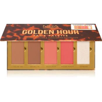 MUA Makeup Academy Golden Hour paleta na kontury obličeje pudrová 15 g