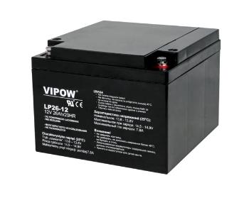 Baterie olověná 12V 26Ah VIPOW BAT0270