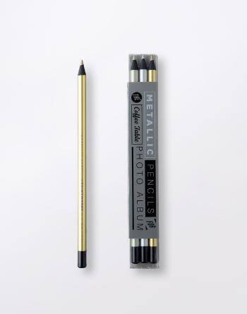 PrintWorks Pencils Grey Metallic