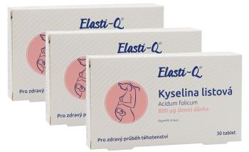 Elasti-Q Kyselina listová 800 60 tablet 3 balení: 3x 30 tablet