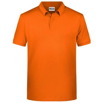 James & Nicholson Pánská polokošile z biobavlny 8010 - Oranžová | XL