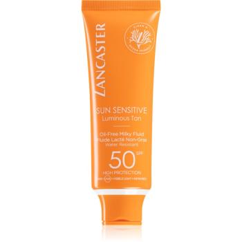 Lancaster Sun Sensitive Oil-Free Milky Fluid opalovací fluid na obličej SPF 50 50 ml