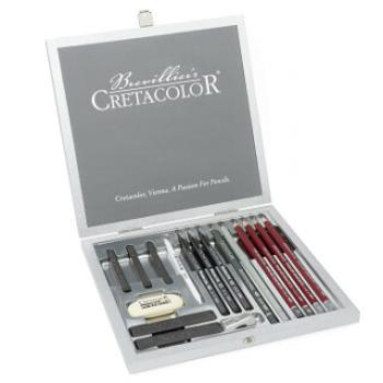 Cretacolor Silver Box - sada 17ks Graphite and Drawing