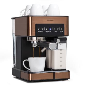 Klarstein Arabica Comfort, espresso kávovar, 1350 W, 20 bar, 1,8 l, dotykový displej