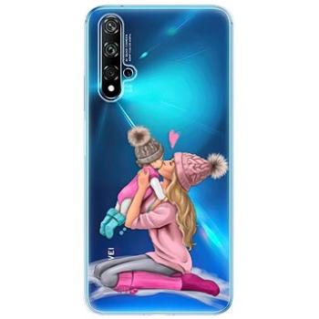 iSaprio Kissing Mom - Blond and Girl pro Huawei Nova 5T (kmblogirl-TPU3-Nov5T)