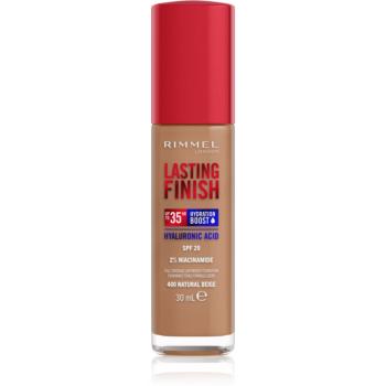 Rimmel Lasting Finish 35H Hydration Boost hydratační make-up SPF 20 odstín 400 Natural Beige 30 ml