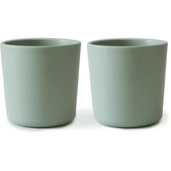 Mushie Dinnerware Cup hrnek Sage 2 ks