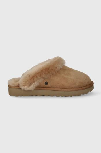 Semišové papuče UGG CLASSIC SLIPPER II hnědá barva, 1130876.CHE