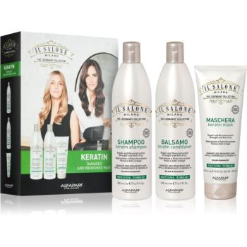 Alfaparf Milano Il Salone Milano Keratin sada pro poškozené vlasy