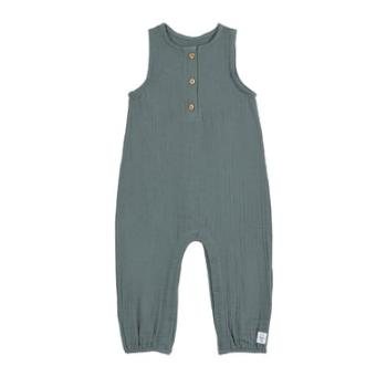 LÄSSIG Mušelín Jumpsuit Petrol zelená