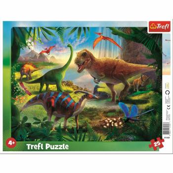 Puzzle Trefl Dinozauri, 25 piese