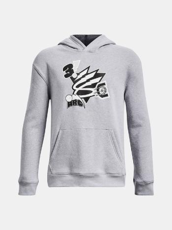 Under Armour Curry Boys Big Splash Hoodie Mikina dětská Šedá