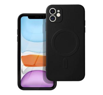 Magsafe szilikon tok Apple iPhone 11, fekete