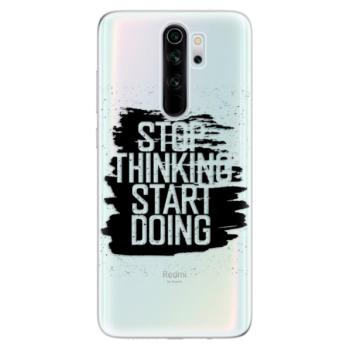 Odolné silikonové pouzdro iSaprio - Start Doing - black - Xiaomi Redmi Note 8 Pro