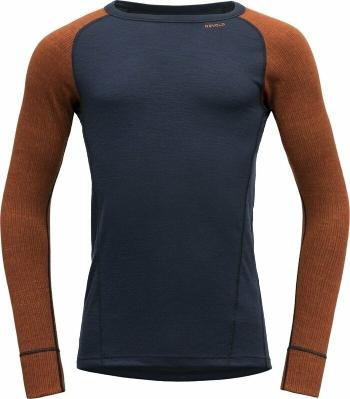 Devold Duo Active Merino 205 Shirt Man Flame/Ink L Termoprádlo