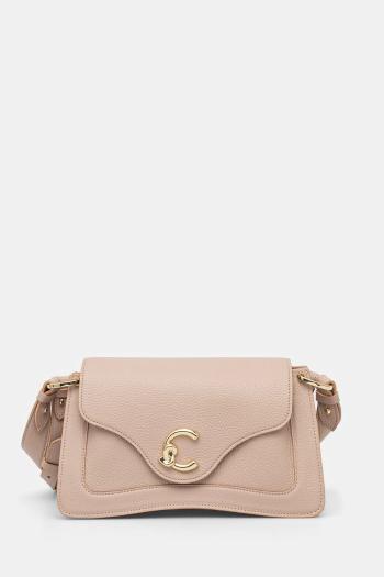 Coccinelle bőr táska bézs, E1 SSL 12 01 01