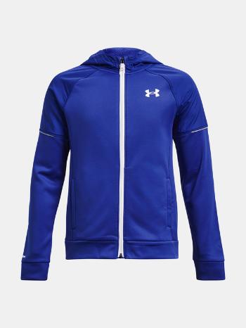 Under Armour UA AF Storm FZ Hoodie Mikina dětská Modrá