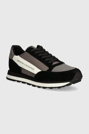 Sneakers boty Armani Exchange černá barva, XUX083 XV263 K584