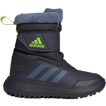 adidas WINTERPLAY C Dětské zimní boty, tmavě modrá, velikost